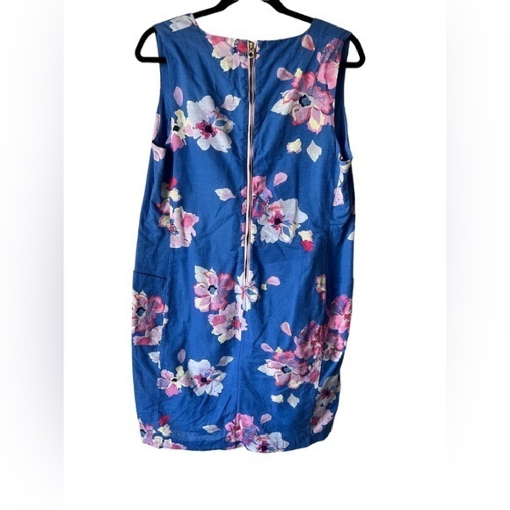 Joules Blue Floral Midi Dress - Picture 5 of 8